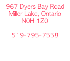 967 Dyers Bay Road
Miller Lake, Ontario
N0H 1Z0

519-795-7558
info@applewoodinn.net